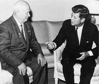 Kennedy and Hruštšov in 1961